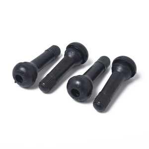 Tige de valve de pneu Tr414 avec 4 noyaux de valve et kit d'outils de réparation pour le remplacement et l'entretien des pneus de voiture - Product Image 3