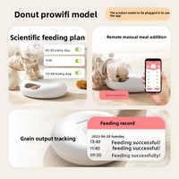 Comedero Automático Inteligente para Mascotas (Perros y Gatos) de 5 kg, con Alimentación para 6 Comidas, WiFi, Doble Fuente de Alimentación y Control Remoto por Aplicación