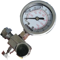 Vérin d'accumulateur hydraulique Ensemble de charge de gaz d'azote pour jauge d'azote de vanne de gaz Autres types disponibles