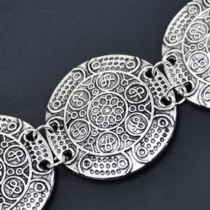 Pulsera con borla <span class=keywords><strong>de</strong></span> moneda para mujer, brazalete único turco, gitano, joyería Bohemia para mujer y Niña - Product Image 5