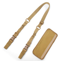 Sangle d'épaule réglable en nylon extensible, absorbant les chocs, respirante et rembourrée, pour le transport en extérieur et l'équipement de randonnée