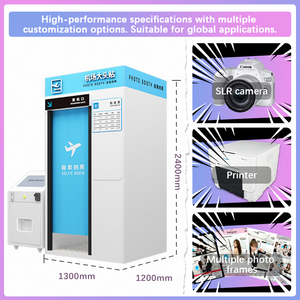 지파이 2026 항공기 기내 오버헤드 컴파트먼트용 기내 사진 촬영 부스 맞춤형 로고 결제 방법 한국 B2B 사진 부스 - Product Image 3