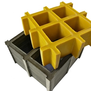 Fiberglass <b>Plastic</b> Reinforced PANEL FRP GRATING Floor - Product Image 1