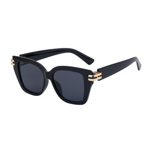 Lunettes de soleil carrées de style européen pour hommes, monture noire, lentille en PC, protection UV400, pare-soleil de classe 2, Gl Lh048 - Product Image 5
