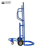 Chariot d'atelier industriel robuste à 9 roues en acier inoxydable thermolaqué de haute qualité pour le stockage de pneus, idéal pour les garages (OEM)
