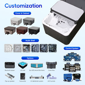 Spa de luxe extérieur pour 10 personnes, jacuzzi, massage, piscine, spa pour fêtes - Product Image 4