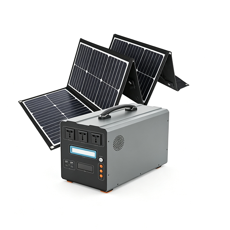 Smart LCD Display Home Laptop Phone Charging Portable Power Supply Station LiFePO4 1000W 2000W 3000W Mini Generator Solar · image 4