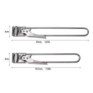 <span class=keywords><strong>Pince</strong></span> de levage <span class=keywords><strong>pour</strong></span> assiettes et bols, <span class=keywords><strong>pour</strong></span> four et micro-ondes, à ressort, en acier inoxydable 430, avec poignée dentelée, résistante à la chaleur - Product Image 3