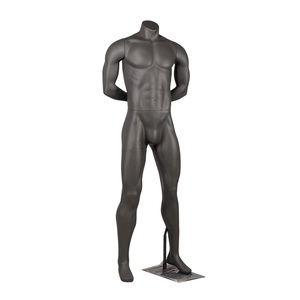 Maniquí Masculino Musculoso sin Cabeza para Exhibición de Ropa, <span class=keywords><strong>Cuerpo</strong></span> <span class=keywords><strong>Completo</strong></span> con Manos en la Espalda - Product Image 3