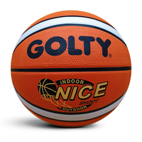 GOLTY GBR-3003 Taille 5 Poids 470-500G et Circonférence 680-710MM avec ballon de basket en caoutchouc personnalisé pour l'entraînement par tous les temps