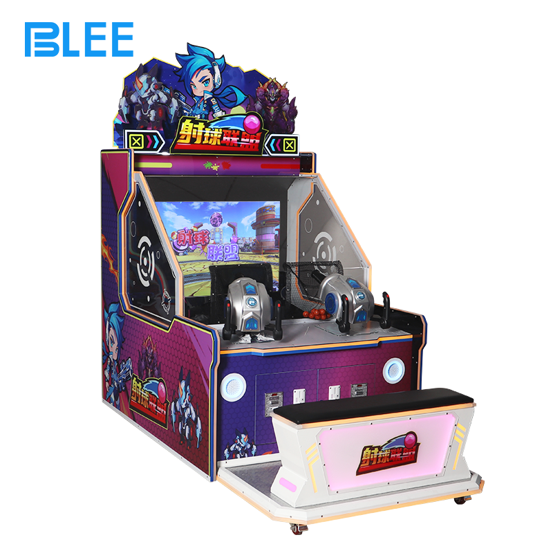 Factory Wholesale Coin Operated Arcade Shooting Video Game Throw Ball Simulator Skill Shoot Ball Game Machine For Arcade Center