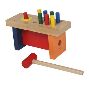 Custom Promotional Intelligence <strong>Kids</strong> Wooden <strong>Work</strong> Tool <strong>Bench</strong> Kitchen Set Wooden Tool Set Toy for Boys - Product Image 2