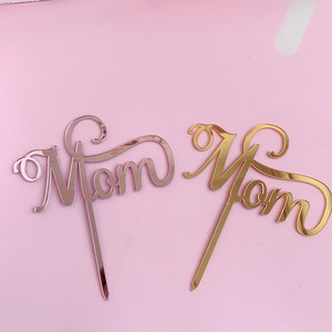 Letrero Acrílico Decorativo para Pastel de Cumpleaños, Feliz Cumpleaños Mamá, Día de la Madre, Edición Limitada - Product Image 3