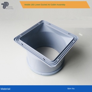 <span class=keywords><strong>Hotte</strong></span> <span class=keywords><strong>de</strong></span> <span class=keywords><strong>cuisine</strong></span>, ventilation, sortie d'air d'évacuation, tube télescopique en aluminium noir enduit, 1810 mm x 1 m - Product Image 4