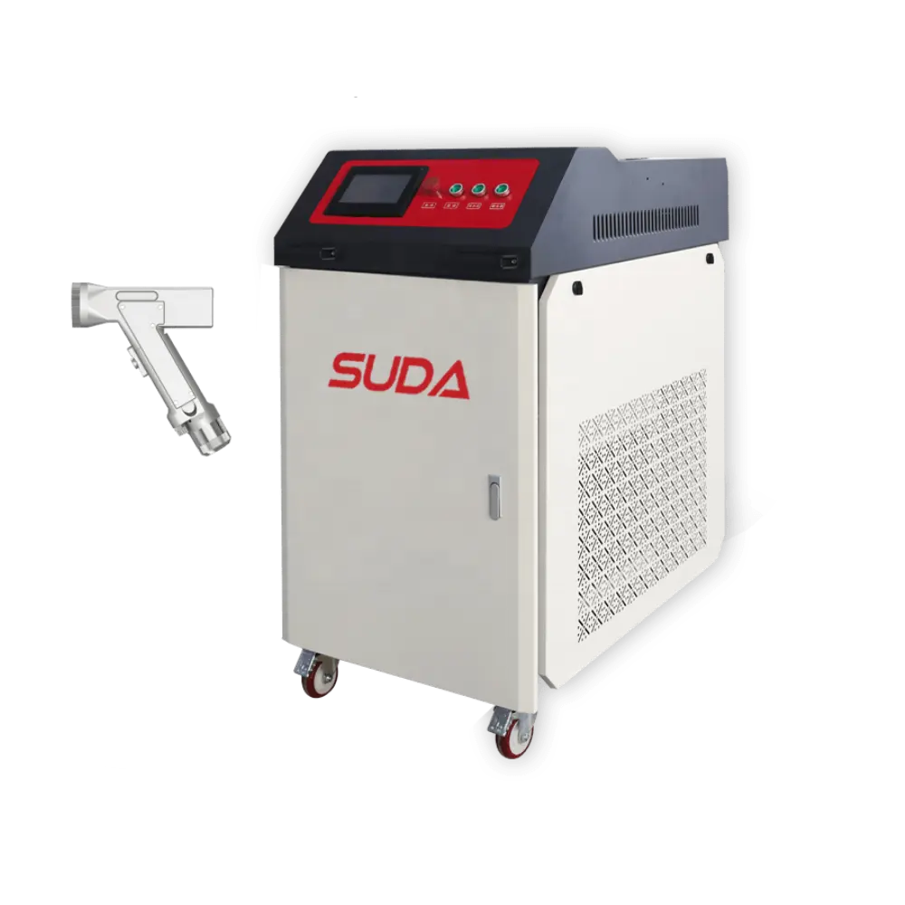 SUDA Laser 1500w 2000w 3000w Laser reinigungs maschine für Metallblech Rost ölfarbe