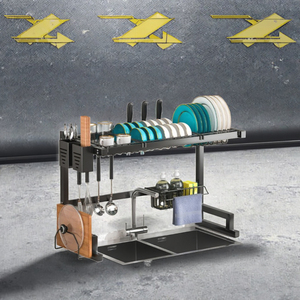 Vendita calda di grandi dimensioni in metallo contenitore ciotola stendino <span class=keywords><strong>lavello</strong></span> da <span class=keywords><strong>cucina</strong></span> ripiani ripiani sistema di drenaggio uso come supporto - Product Image 3