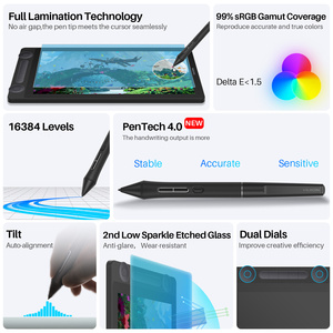 Tableta Gráfica Digital <span class=keywords><strong>Huion</strong></span> <span class=keywords><strong>Kamvas</strong></span> 13 Gen 3 GS1333 Profesional de 13.3 Pulgadas con Pantalla para Diseño de Arte Digital, Animación y Dibujo - Product Image 2