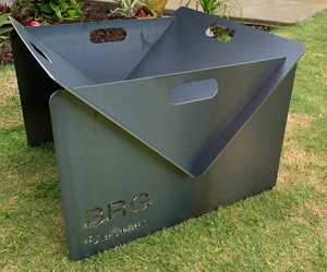 Brasero extérieur en acier rouillé personnalisé OEM - Product Image 6