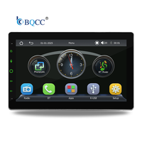 Lecteur MP5 pour voiture BQCC 2 Din 10,1 pouces avec écran tactile IPS 2,5D, CarPlay sans fil, Android Auto, MirrorLink, radio FM, prise en charge de la caméra de recul, autoradio Android