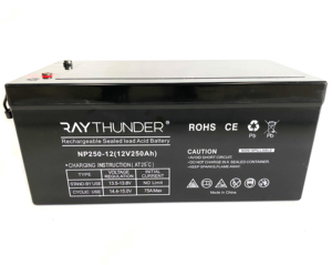 Batteria promozionale con buona qualità gel acido al piombo 12v 250 batteria di accumulo solare per la rivendita - Product Image 1