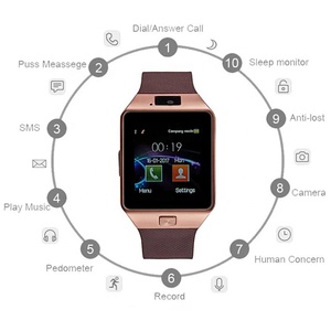 <span class=keywords><strong>Reloj</strong></span> <span class=keywords><strong>inteligente</strong></span> con pantalla táctil Dz09 con cámara compatible con Bluetooth <span class=keywords><strong>Reloj</strong></span> de pulsera Relogio Sim Card Smartwatch para <span class=keywords><strong>Xiaomi</strong></span> Iphone Samsung - Product Image 5