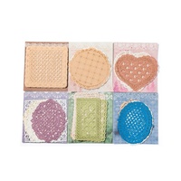 Papier de dentelle creux moderne GUIYAN, série Lumière Scintillante, matériau de base pour journal créatif et collage DIY, 6 motifs
