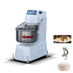 Industriale automatico 80L 130L 200L 260L 320L 380L macchina per impastare la farina per pizza impastatrice a spirale