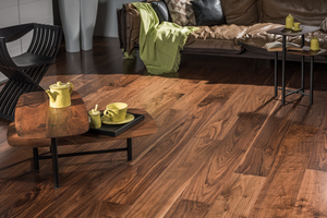 Plancher en <span class=keywords><strong>noyer</strong></span> noir <span class=keywords><strong>américain</strong></span> massif de 150x18 mm de large - Product Image 3