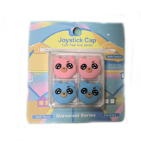 Capuchons de joystick en silicone en forme d'ours mignon pour PS4, PS5, antidérapants, accessoires de manette souples et amusants