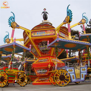 Nouveau produit parc d'attractions forains manèges famille musicale tournante moderne temps carrousel - Product Image 1
