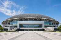 Estructura de Techo para Estadio de Gran Envergadura con Armazón Espacial de Acero Esférico, Prefabricada para Gimnasios y Pabellones Deportivos