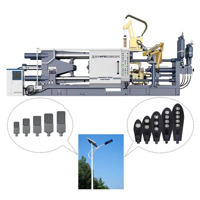 Customized Die Casting LED Street Lights Production Line Automatic with Metal Polishing Machine for Manufacturing Plants