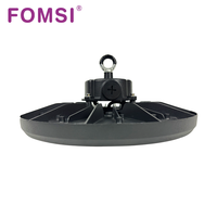 Lumière LED industrielle à haute luminosité FOMSI avec interrupteur à bascule, puissance réglable, 100W-200W, éclairage LED industriel, IP65, étanche, lampe d'entrepôt, lampe d'atelier