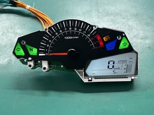 Medidor digital LCD para motocicleta velocímetro digital tacómetro para <span class=keywords><strong>moto</strong></span> para <span class=keywords><strong>Kawasaki</strong></span> <span class=keywords><strong>Ninja</strong></span> <span class=keywords><strong>300</strong></span> Z Z300 4tak - Product Image 5