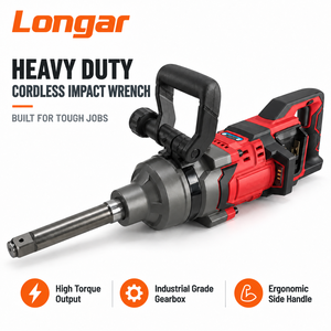 <span class=keywords><strong>HJT</strong></span> Fabrik 3000Nm Lithium Akku Bürstenloser Schlagschrauber 1 Zoll Vierkantantrieb 4x4,0Ah Akku für Schwere Maschinenreparaturen - Product Image 1