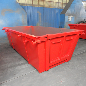 4m móvil de acero industrial de reciclaje de residuos de plástico saltar contenedores - Product Image 1