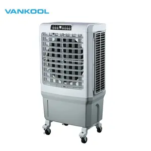 Evaporador de alta eficiencia para el desierto, enfriadores de aire industriales con cuerpo de plástico, fabricación de enfriador de aire