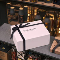 Boîte-cadeau de fête des mères en papier de carton recyclable de taille de luxe personnalisée boîtes rigides de qualité supérieure stratification brillante faite à la main