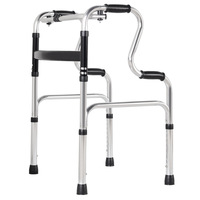 Marchette manuelle avec poêle de lit pour personnes âgées, produit de soins à domicile, support portable léger, chaise d'aisance, cadre de marche 3 en 1