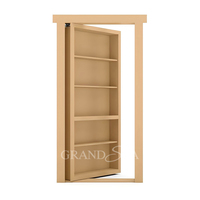 Porte de bibliothèque secrète cachée personnalisée, charnière de porte invisible, pièce de panique, porte de bibliothèque Murphy, porte cachée