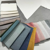 Tissu de velours adhésif en peluche de rembourrage en polyester 100 d'approvisionnement d'usine