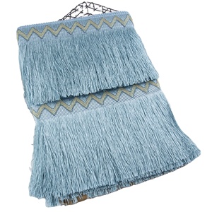 Curtain Fringe <strong>Lace</strong> 20cm Tassel Fringe for <strong>Table</strong> Sofa Van Trim <strong>Lace</strong> <strong>Clothes</strong> Decoration