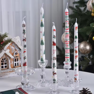 Vela Decorativa de Cera de Soja de 25CM, Elegante, para Decoración de Bodas, Fiestas, Cenas, Celebraciones Nocturnas, Navidad - Product Image 2