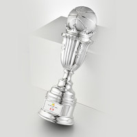 Trophée de basket-ball en or, argent et or rose, personnalisable avec gravure, coupe de récompense sportive pour les vainqueurs de compétition