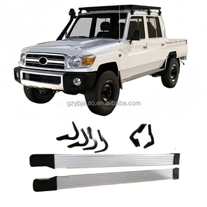 YBJ voiture accessoires ABS Nerf Bar Protection marchepieds <span class=keywords><strong>marchepied</strong></span> pour Toyota Land Cruiser FJ78 FJ76 FJ79 LC79 <span class=keywords><strong>marchepied</strong></span> latéral - Product Image 5