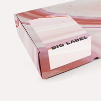 Diseño libre logotipo personalizado fácil de rasgar cajas de papel de avión corrugado envío cabeza personalizada embalaje proveedor caja de regalo simple