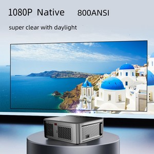 Proyector de películas 4K para acampada al aire libre, proyector de películas diurnas con altavoz dual i-Fi, WiFi de 5G, Bluetooth para hotel - Product Image 3