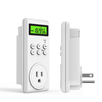 Temporizador Digital Programable Electrónico Mini Ecológico Antiinflamable de 24 Horas, Gran Venta