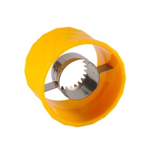 Corn Kernel Peeler Stainless Steel Rotary Corn Stripper <b>Kitchen</b> Tool Yellow <b>Plastic</b> Handle Convenient Use - Product Image 3