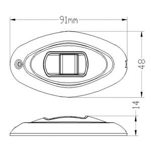 12v 미니 Led 해양 탐색 빛 방수 보트 사이드 보우 신호 빛 SS 316 빨간색 녹색 우현 표시등 요트 - Product Image 6